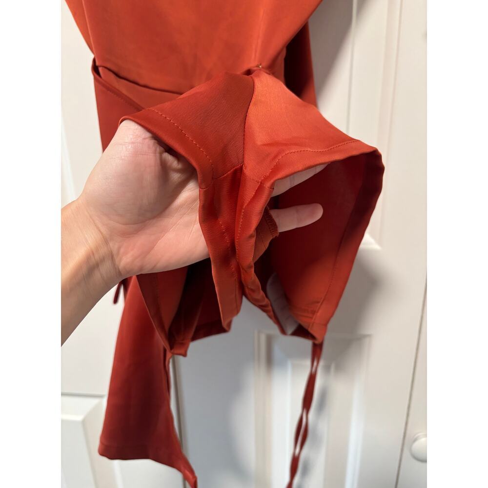 Urban Outfitters Rust Orange Spaghetti Strap mini Jumpsuit XS - Picture 5 of 10
